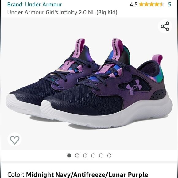 Under Armour Infinity 2.0 NL Big Kids' 7Y - Picture 1 of 8